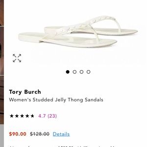 Tory Burch
Women's Studded Jelly Thong Sandals